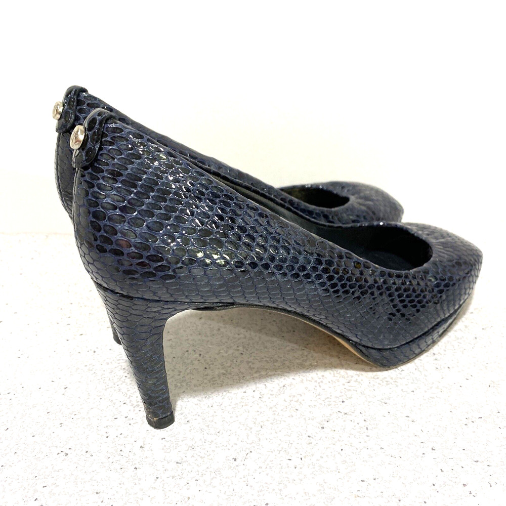 Stuart Weitzman Plainfield Platform Pumps 9n Sea … - image 5